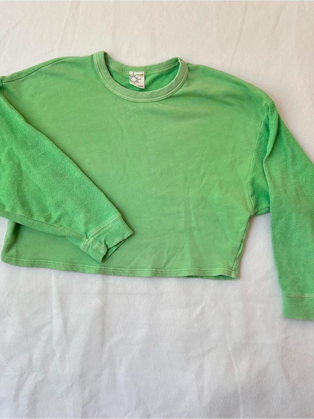 OFFLINE by Aerie OTT Fleece Cropped Crewneck Sweatshirt